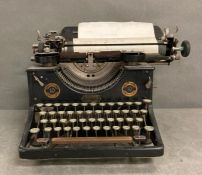 A vintage Franz Bode triumph typewriter