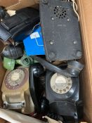 A mixed selection of vintage phones AF