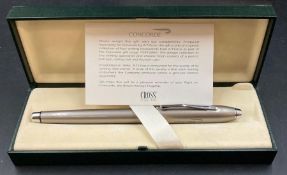 Concorde Memorabilia: A Cross Concorde ink pen in original box