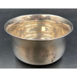 A silver bowl, hallmarked for Birmingham, makers mark GU