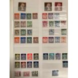An album of Uk stamps, to include some Penny Reds