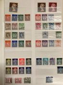 An album of Uk stamps, to include some Penny Reds