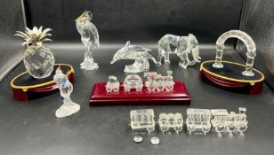 A selection of Swarovski crystal, various design