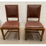 A pair of Art Deco style Nelson Bros chairs