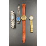 A selection of four watches to include: Seiko Automatic 21 Jewels Hi-Beat, Rotary Quartz, Citizen