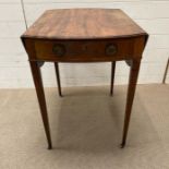 A mahogany Pembroke table