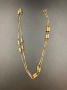 A 9ct yellow gold necklace (Approximate Total Weight 18.5g)