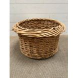 A wicker basket