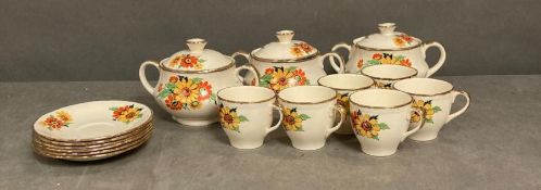 A part Alfred Meekin tea set