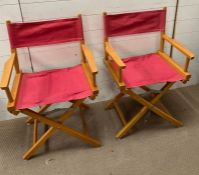 Two directors chairs