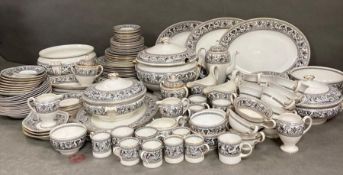 An extensive selection of Wedgewood tea and dinner service, 145 pieces in total