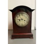 A Mahogany mantle clock