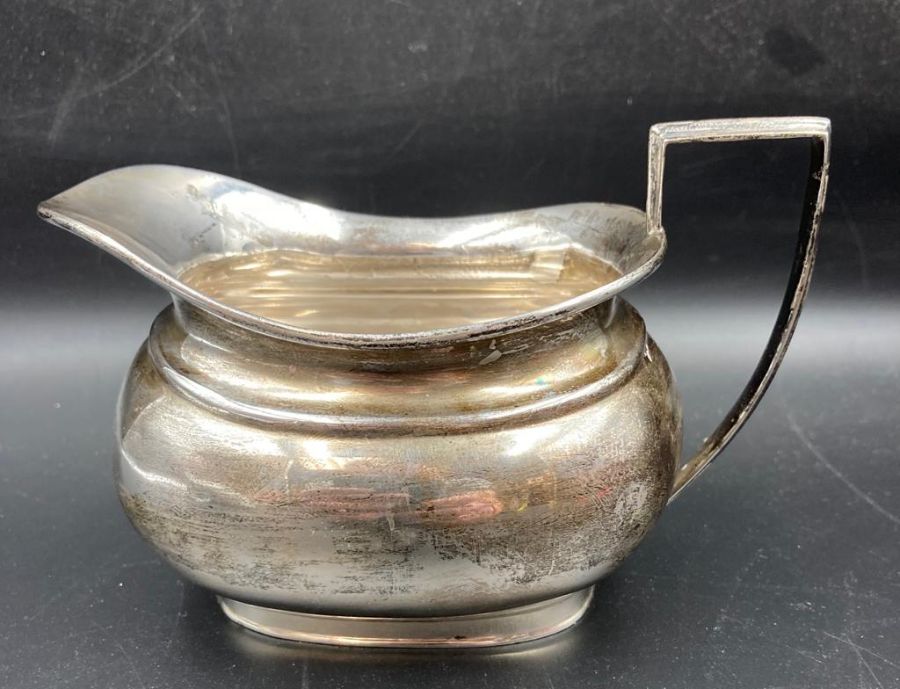 A silver milk jug, hallmarked Birmingham 1858 for by S Blanckensee & Son Ltd (Approx 198g) - Image 3 of 4