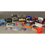A selection of twenty various diecast vehicles, various makers and styles.