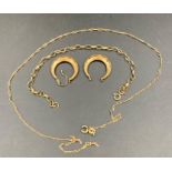 A small selection of 9ct yellow gold jewellery (Approximate Total Weight 4.3g)