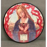 A vintage vinyl record of Le Lutrin, Ave Maria with unique design detail