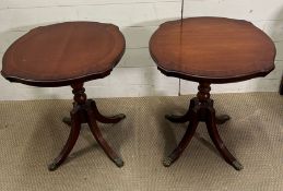 A pair of reproduction side table