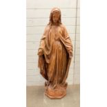 Statue of Our Lady, Mary, reclaimed from the Marist Convent, The Frognall Estate (H131cm)