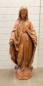 Statue of Our Lady, Mary, reclaimed from the Marist Convent, The Frognall Estate (H131cm)