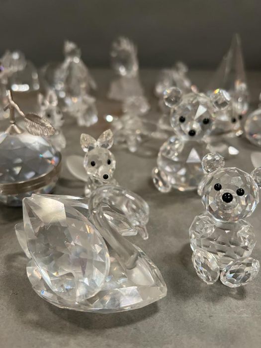 A large selection of Swarovski crystal animals, approx. H9cm - Image 3 of 4