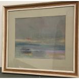 Sea and Beach, A Study 1968 by David Blackburn, oil pastel (The Proceeds from the sale of this lot