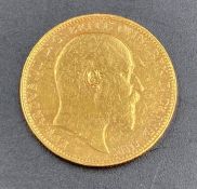 A 1905 half sovereign