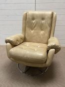 A Schreiber button back swivel chair