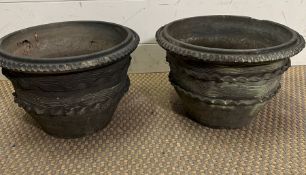 Two garden pots
