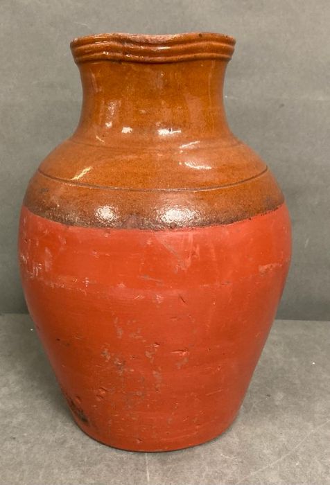 A large terracotta pitcher - Image 2 of 4