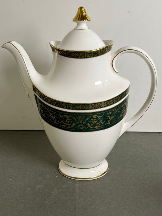 Royal Doulton "Vanborough" coffee pot and cream jug - Image 2 of 3