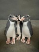 Royal Copenhagen trio of penguins