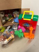 A selection of McDonalds lunchbox and other toys