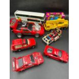 A selection of diecast vehicles