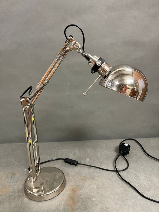 An Anglepoise lamp