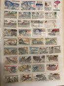 Four albums of world stamps, various countries and ages