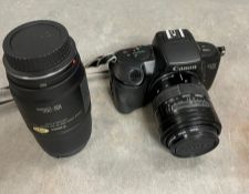 Canon EOS 750 camera and Canon zoom lens EF 100-200mm