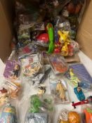 A selection of McDonald toys