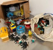 A selection of McDonalds toys
