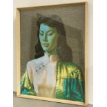 A Viadimir Tretchikoff painting of a typical Chinese girl "Miss Wong" signed lower left