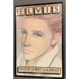 A Framed Elvis by Albert Goldman poster