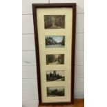Historical local postcards framed of the Ascot area