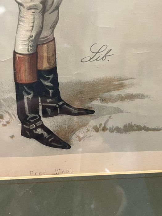 A print of a jockey "Fred Webb" - Image 3 of 3