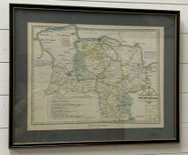 Norden's Map of Windsor Forest 55cm x 41cm