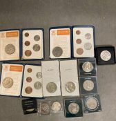 A selection of Great Britain collectable coins, to include Crowns, collector packs etc.