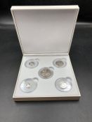 The Worlds First Silver Sovereign Five Coin Set