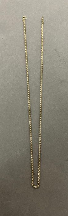 A 9ct gold necklace AF (Approximate Total weight 13.6g)