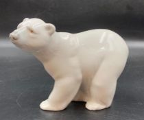 A Lladro Polar Bear