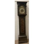 A Sam Guy of London japaned long case clock (in need of servicing) All proceeds from this sale are