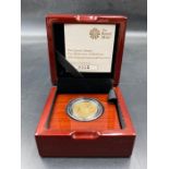 A Royal Mint The Queen's Beasts The White Lion of Mortimer 2020 UK Quarter-Ounce Gold Proof Coin