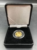 A Far Eastern 1/10 ounce .999 Pig themed gold medallion